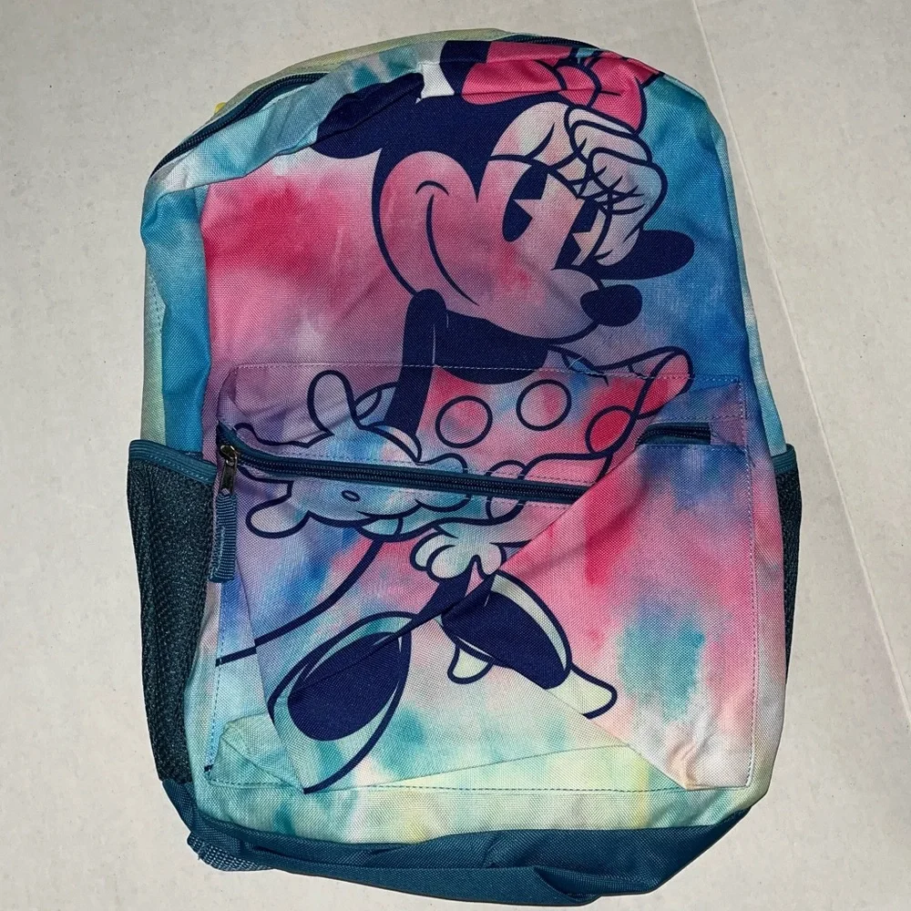 Kids Disney Minnie‎ Mouse Tie Dye Backpack New with Tags